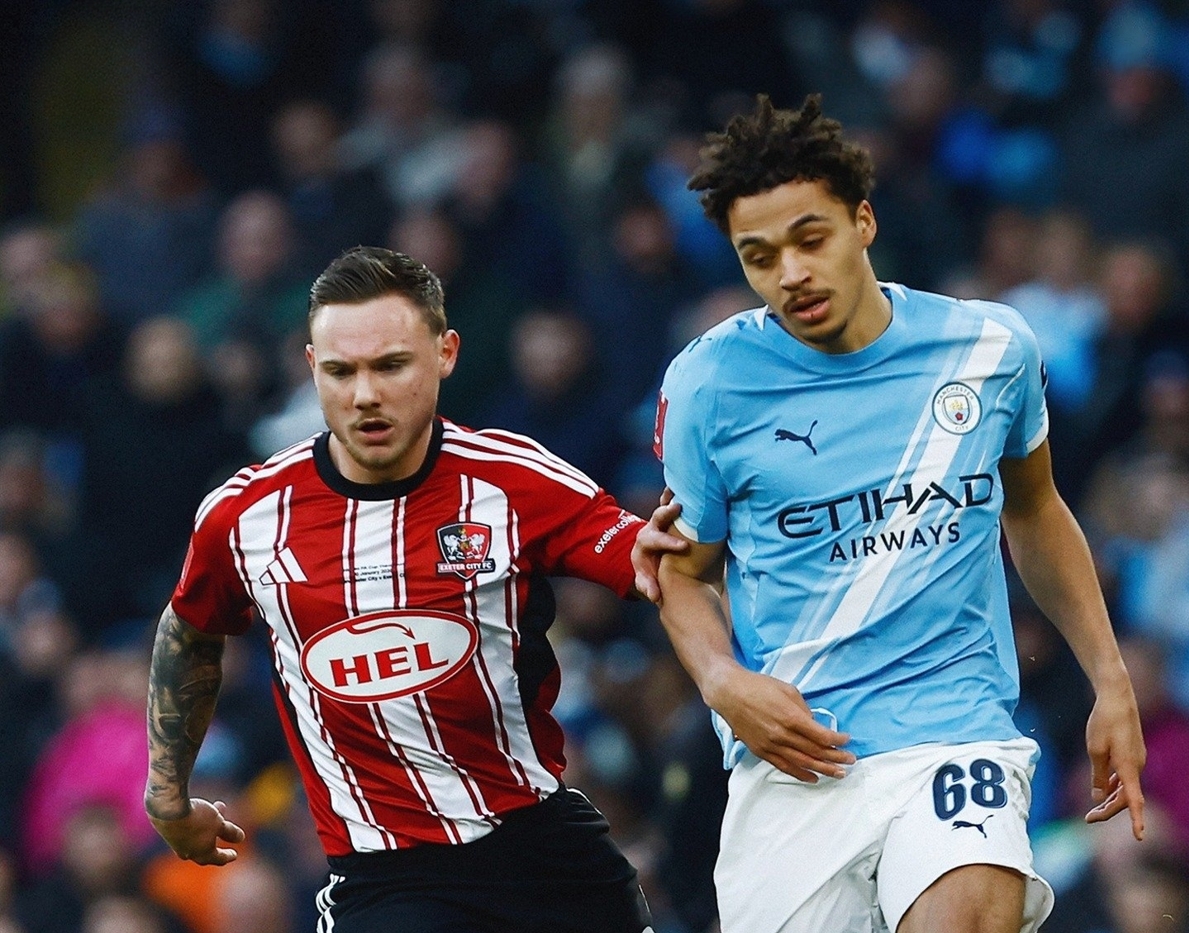 Hasil Skor Pertandingan Manchester City vs Exeter City